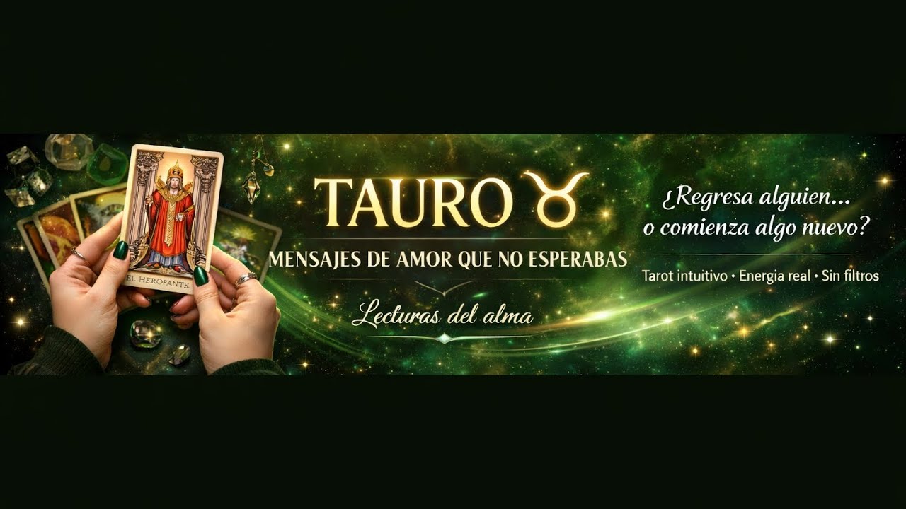 TAURO♉ Tú Destino En El Amor Se Revela Hoy/Tarot Canalizado. - YouTube