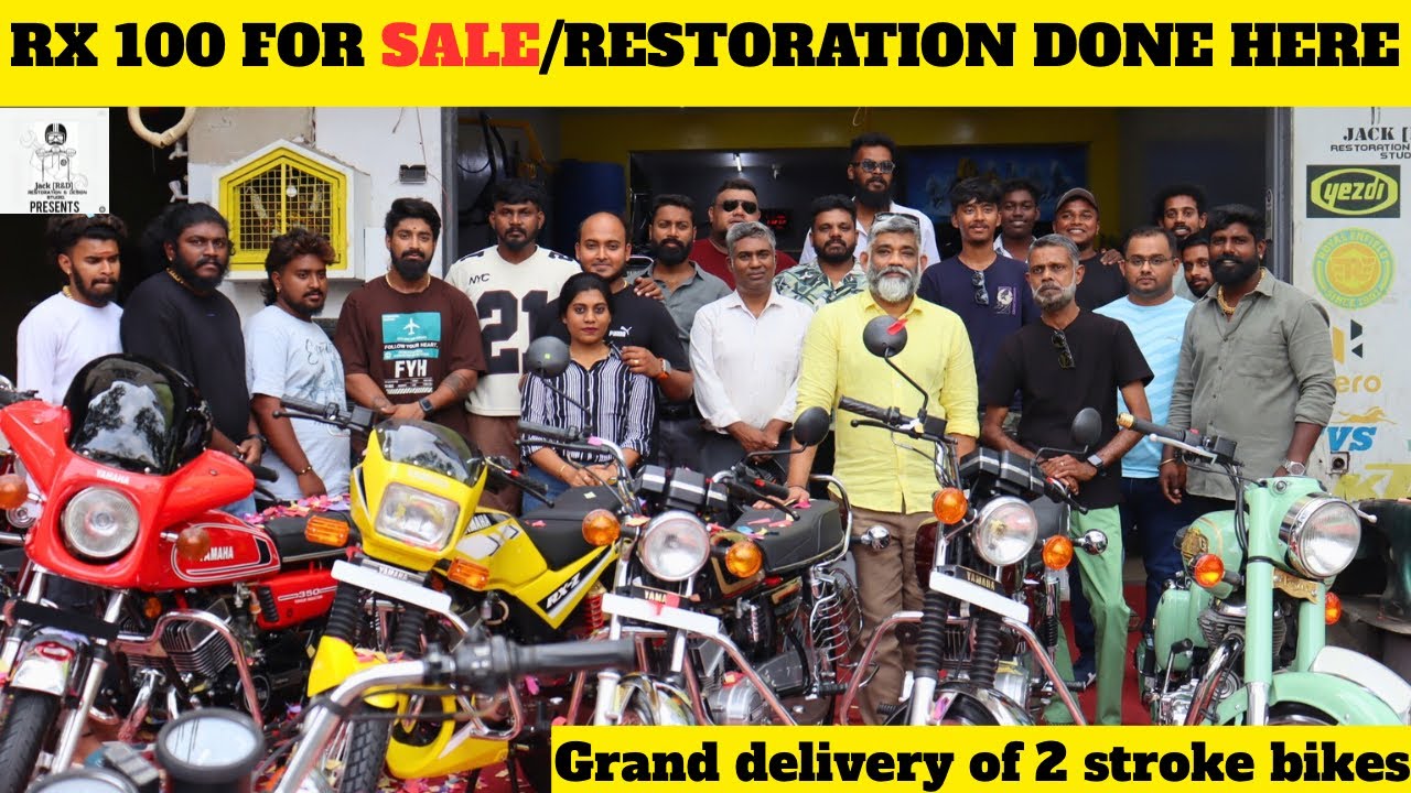 Vintage bike sale in bangalore|😱Grand restoration delivery rx100|Rx 100 for sale in Bangalore💥✅