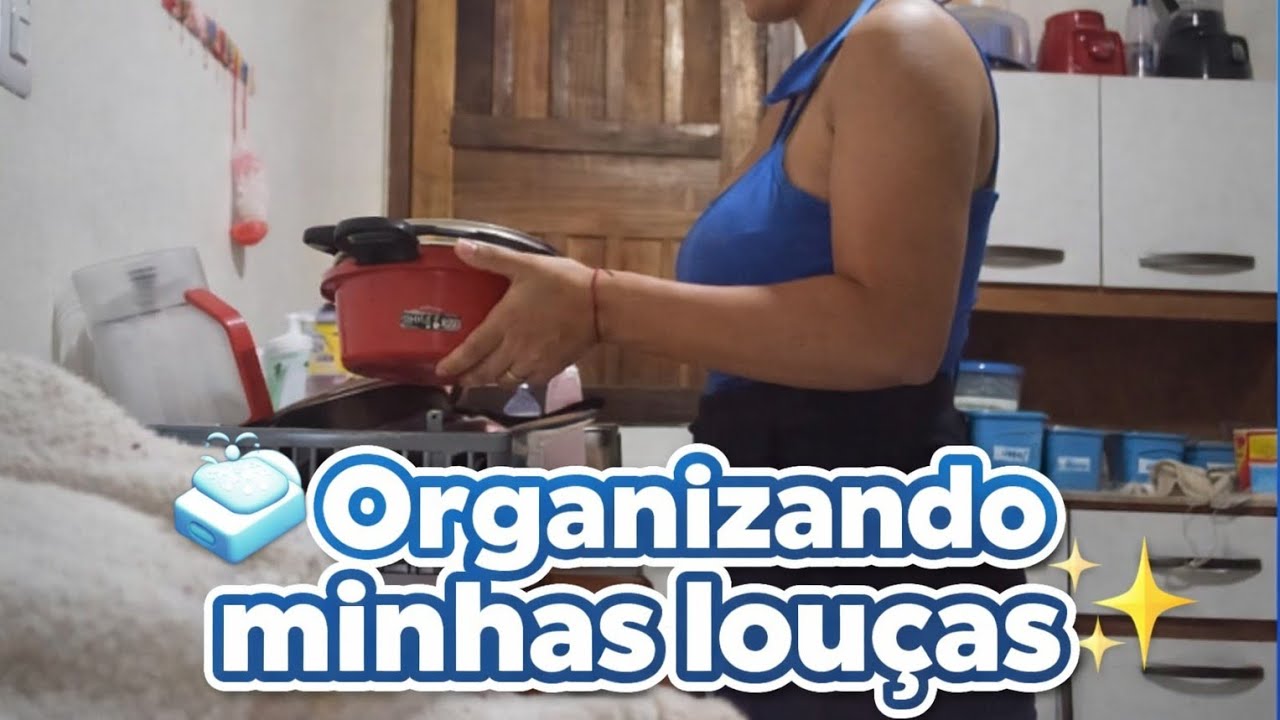 Organizando minhas louças e fazendo arroz🍚 