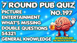 Pub Quiz  Picture, Entertainment, What's Missing, Double Questions, 54321 General Knowledge No.197 screenshot 5