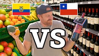 Supermarkets in Ecuador vs Chile: The TRUTH about their differences!