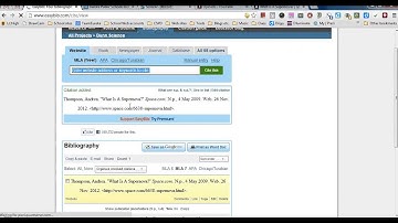 Using EasyBib to Create Citations