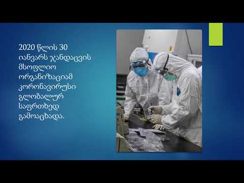 ჯანმო-ს როლი პანდემიასთან ბრძოლაში
