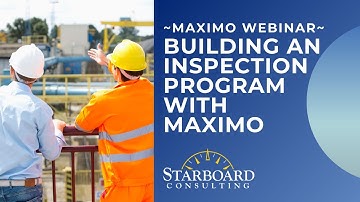 Maximo Work Centers: Building an Inspection Program