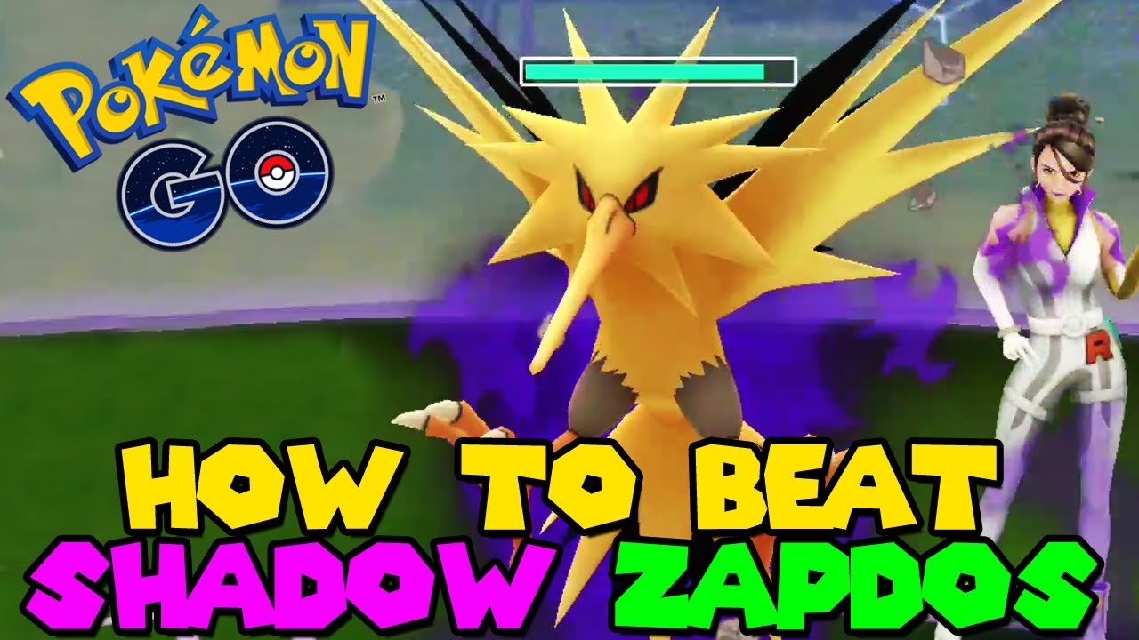 Shadow Zapdos Pokemon Trade Go