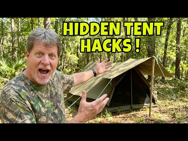 US Military Pup Tent - 5 Setup Tricks Most Campers Miss - YouTube