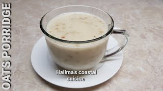 WHOLE OATS PORRIDGE WITH COCONUT CREAM / UJI WA NGANO / SWAHILI PORRIDGE RECIPE