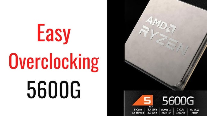 AMD Ryzen 5 5600G processeur 3,9 GHz 16 Mo L2 & L3 (100-000000252)