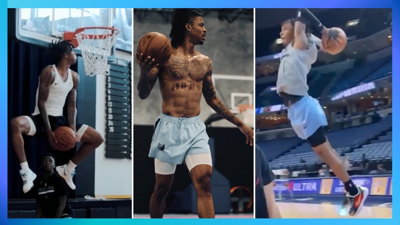 Ja Morant WORKOUT drills SHOW 👿 YouTube