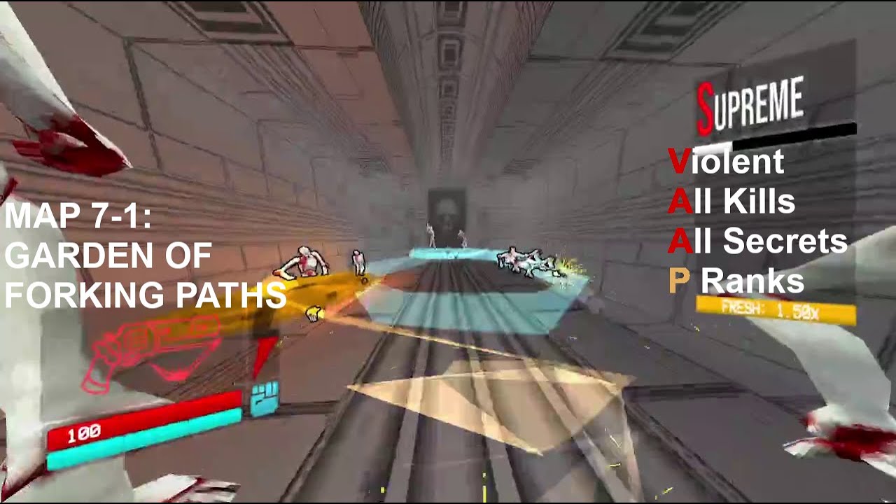 ULTRAKILL: MAP 7-1: Garden of Forking Paths (New Game, All Secrets ...