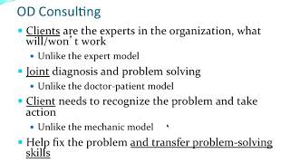 Ch 5 & 6  The Consulting Process, Entry & Contracting