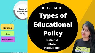 Types of Educational Policy | National State and Institutional Level