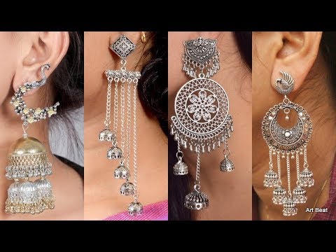 Plated Earrings|women's Silver-tone Cubic Zirconia Stud Earrings - Modern  Geometric Design