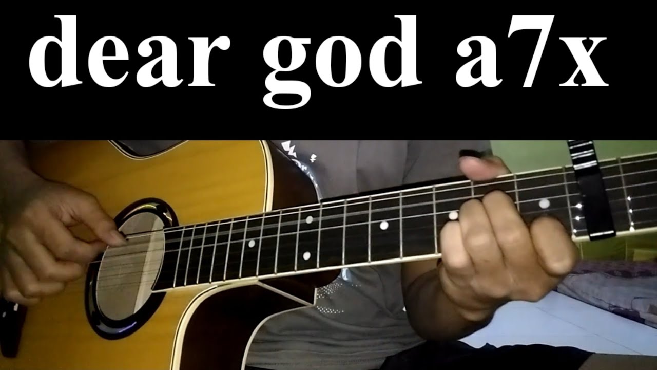 dear god avenged sevenfold fingerstyle guitar cover YouTube