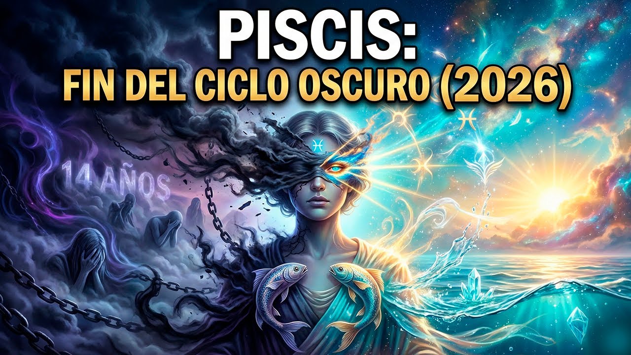 PISCIS: El 2026 termina un ciclo de 14 AÑOS de oscuridad. La venda por fin se cae.