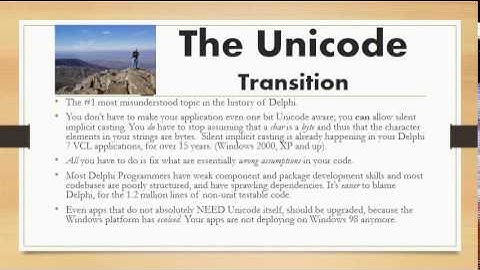 20 years as a Delphi Developer