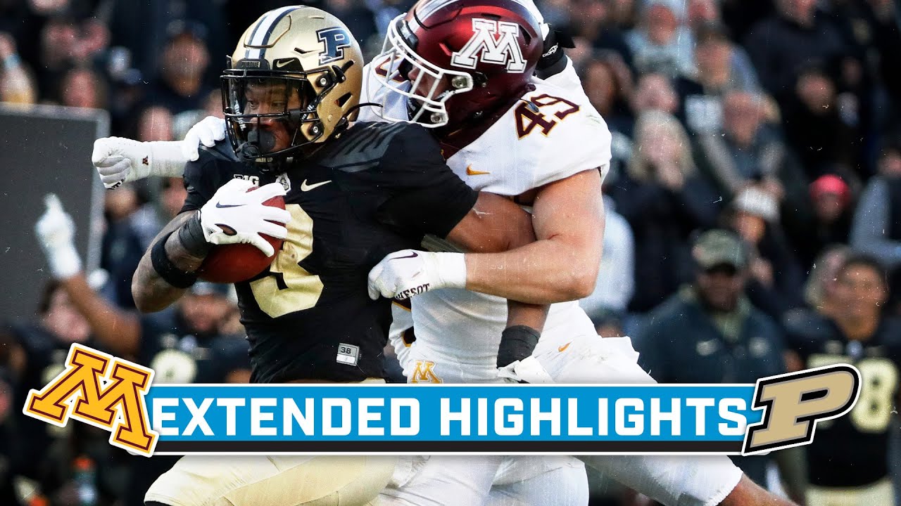 Minnesota at Purdue | Extended Highlights | Big Ten Football | Nov. 11, 2023