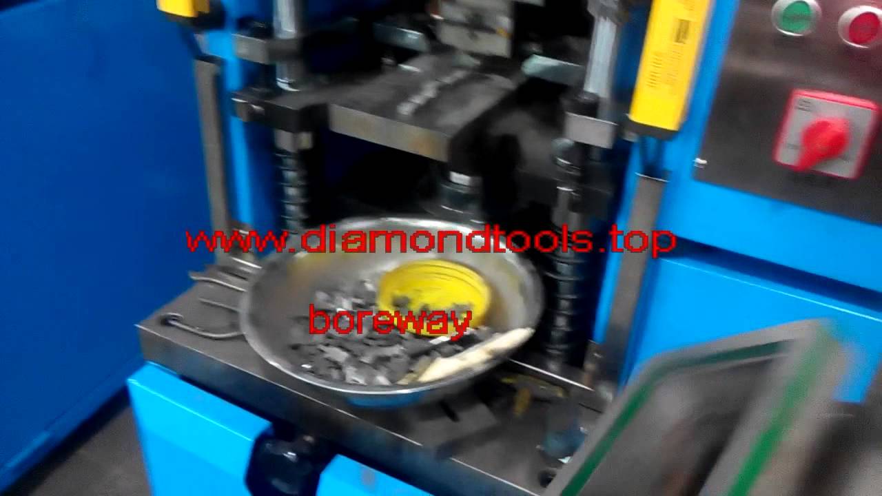 automatic cold press machine for diamond segment (automatic feeding)