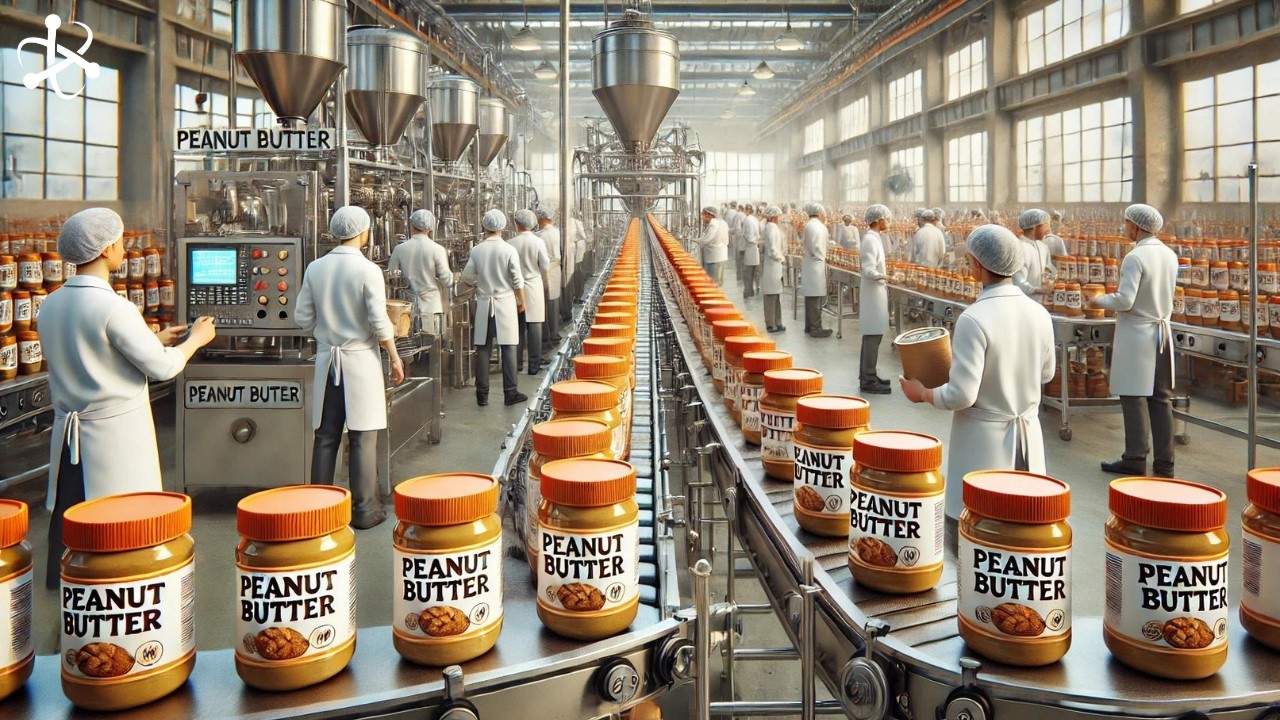 How Peanut Butter is Made in Factory -- Tech Revolt - YouTube