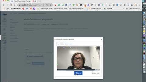 How to submit a video in a Video Submission Assignment, Pt 1