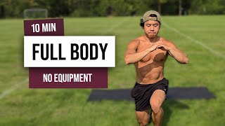 10 Minute Full Body Workout - No Equipment Calisthenics Follow Along Work Out