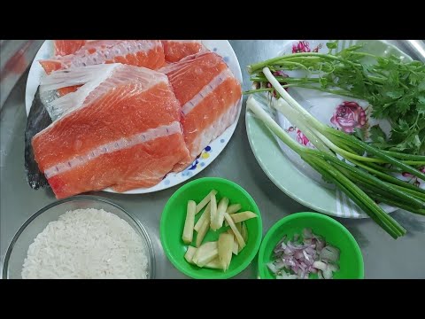 Video Cách nấu cháo cá hồi không tanh, thơm ngon và bổ dưỡng... - youtube