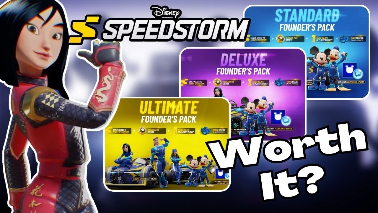 are-the-founders-packs-worth-it-disney-speedstorm-youtube