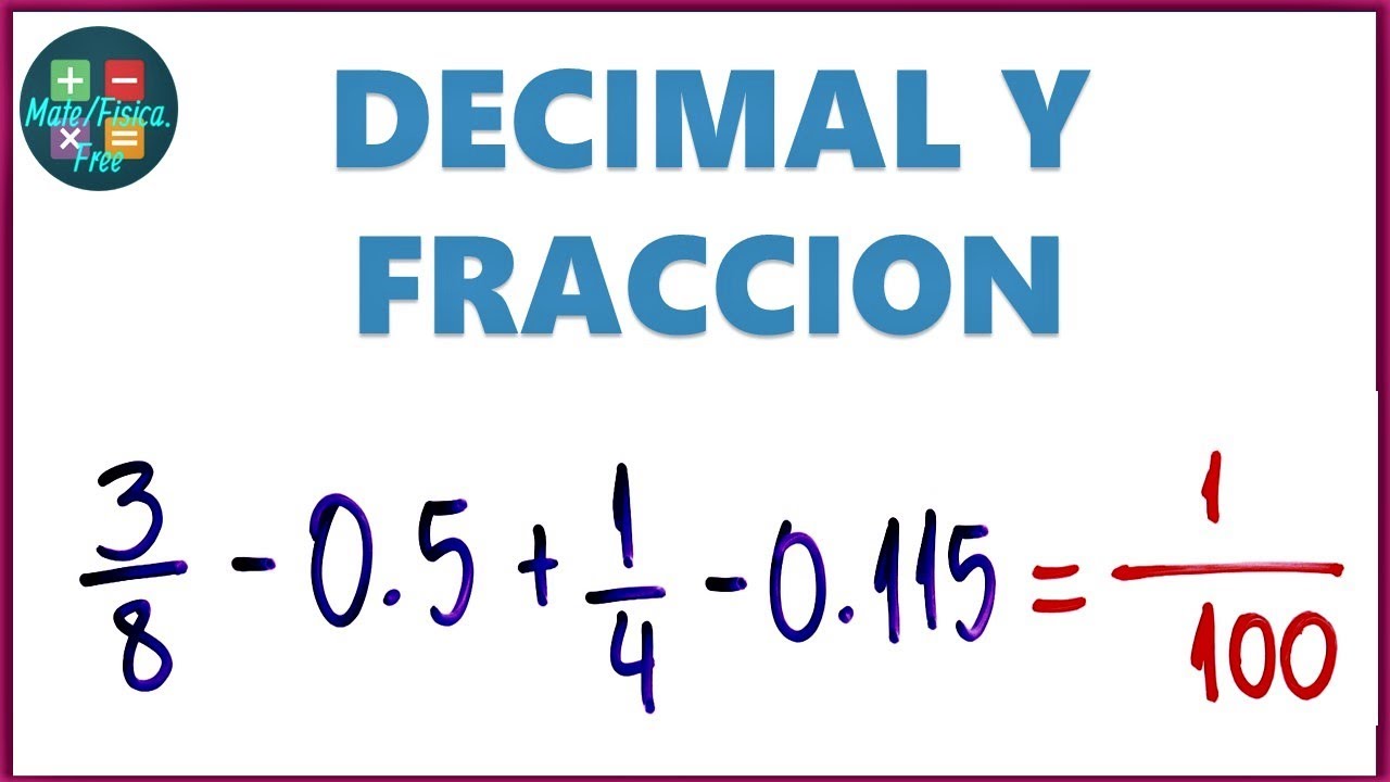 Operaciones Combinadas de FRACCIONES Y DECIMALES│ Método #1 [Fácil y