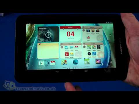Lenovo ideatab A3000 unboxing video