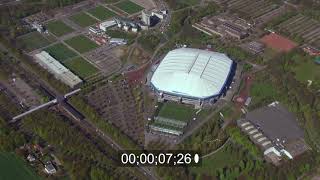 Veltins-Arena auf Schalke des Vereins Schalke 04 in Gelsenkirchen im Bundesland Nordrhein-Westfalen