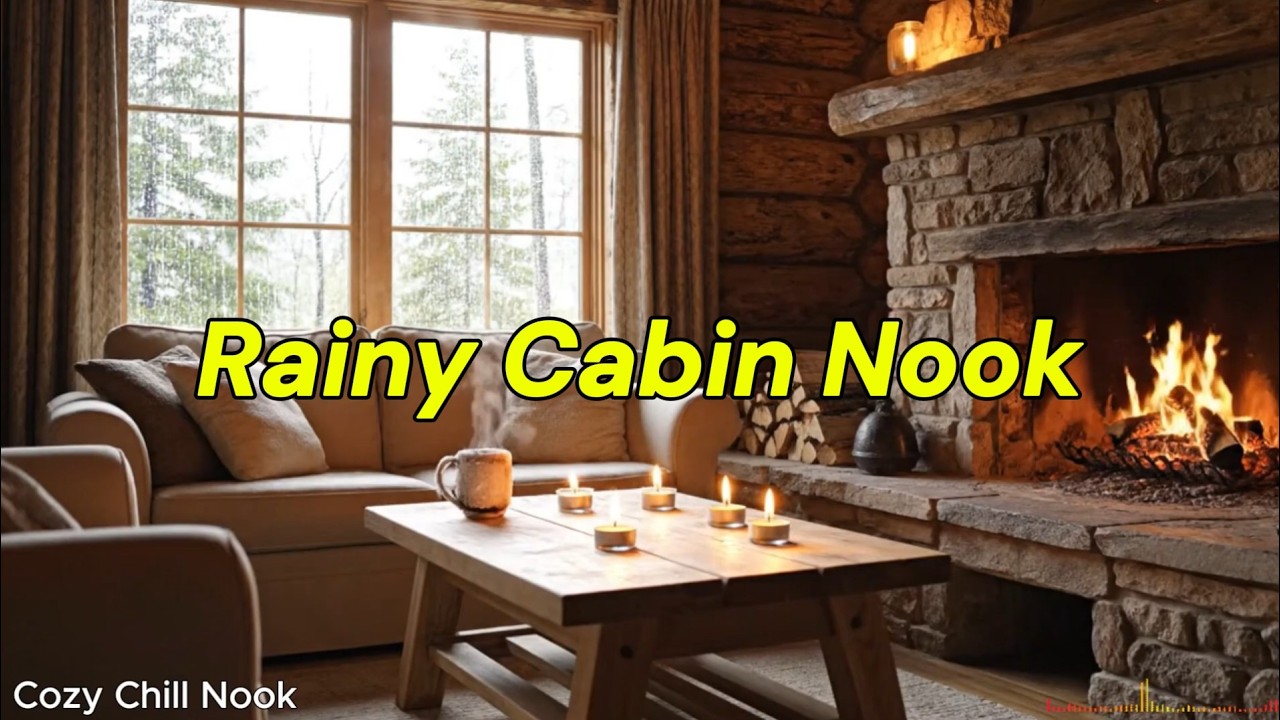 “4 Hour Cozy Lofi | Rainy Window Study”