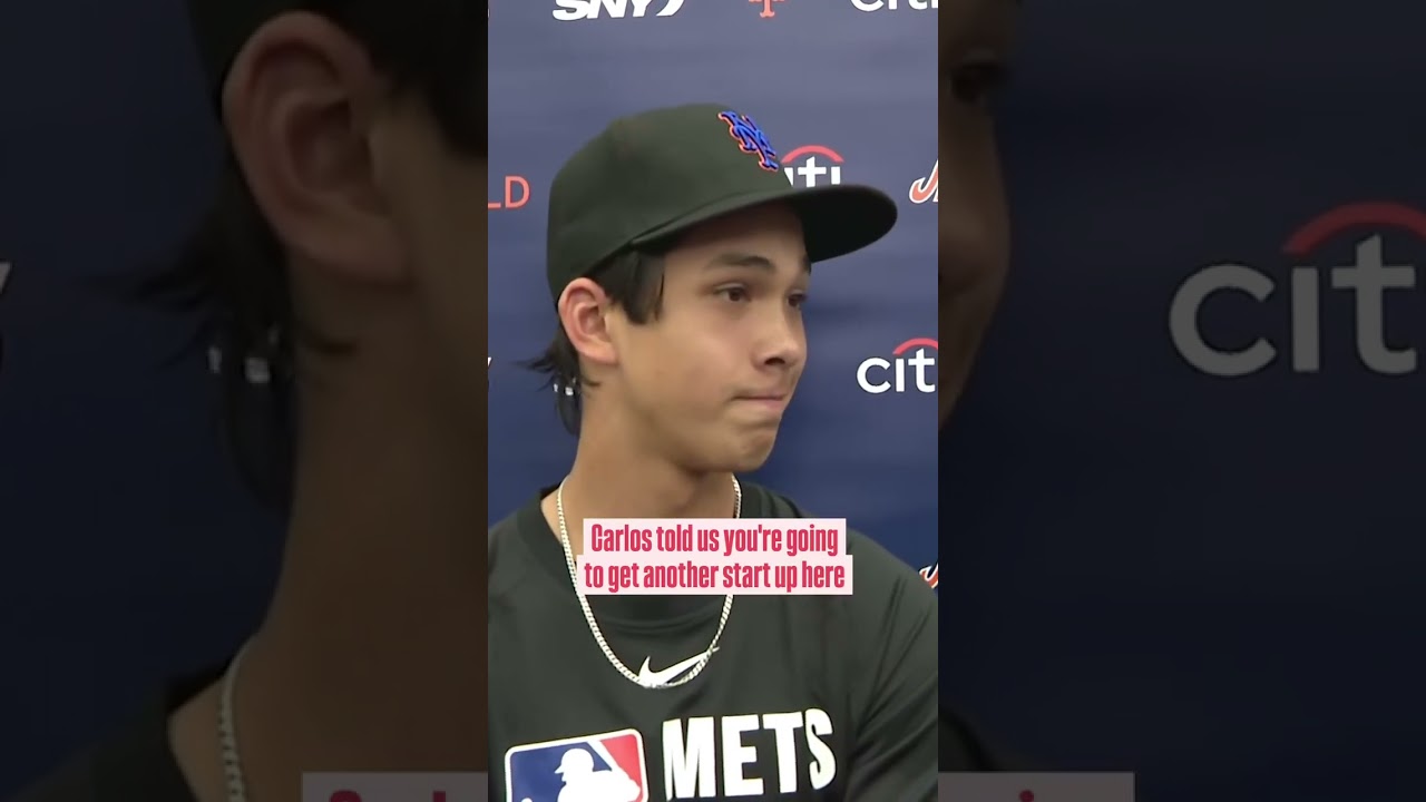 Jonah Tong had a one-word reaction to learning that he would get another start with the Mets