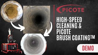 Picote HighSpeed Pipe Cleaning and Picote Brush Coating™ Demo