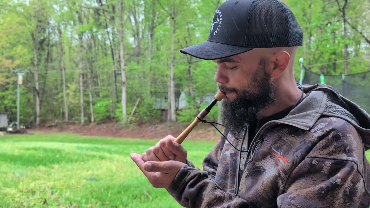 Trumpet turkey call demonstration