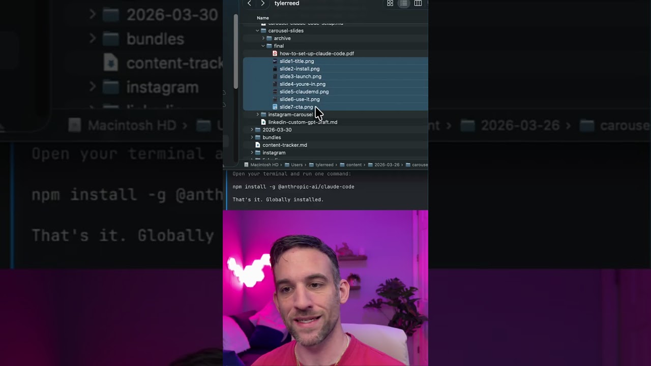 How I Create Carousels with AI