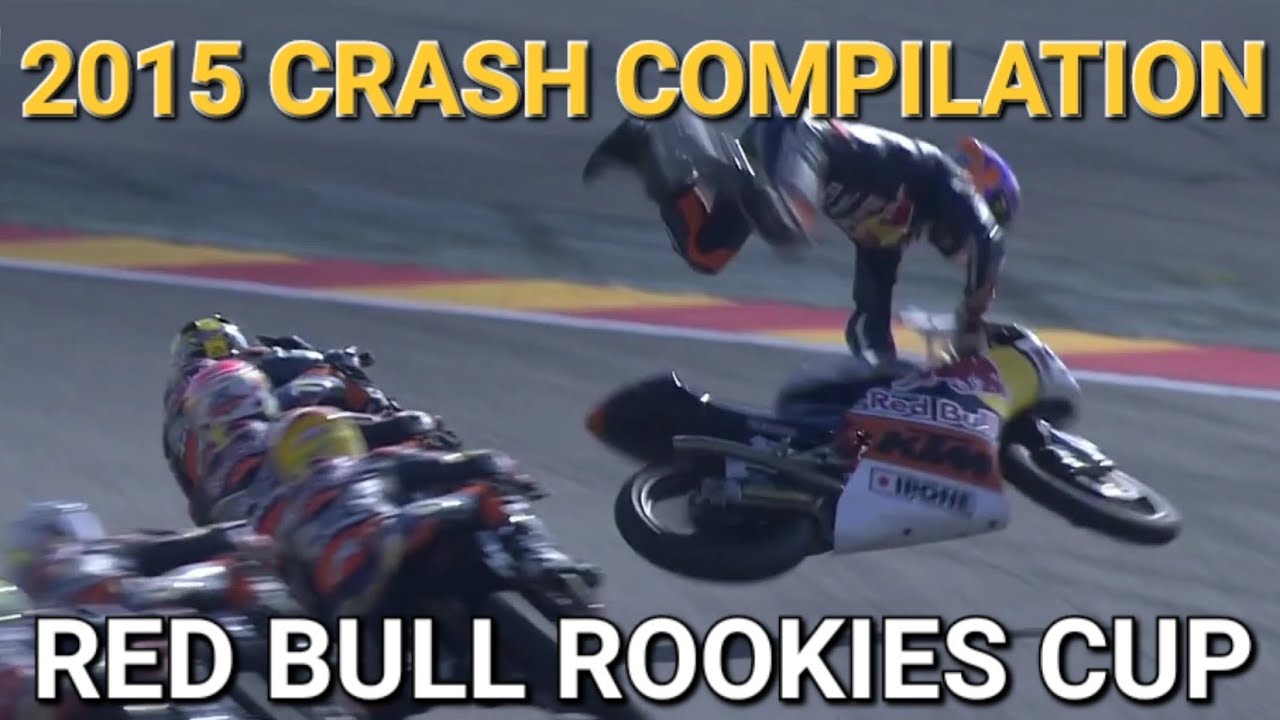 2015 Red Bull Rookies Cup Crash Compilation
