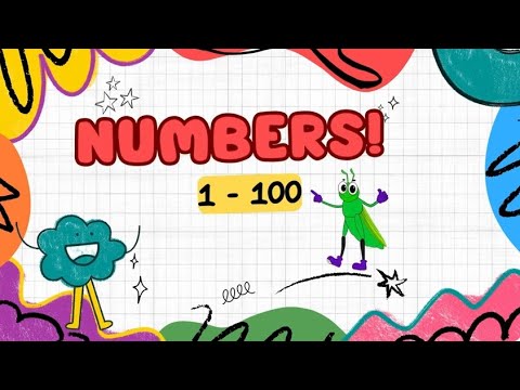 Numbers 1 to 100 in english! Los números 1 al 100 en inglés. - YouTube