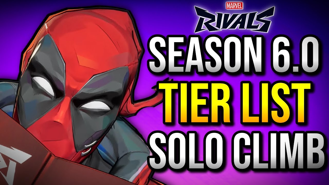 Season 6 Rivals Ranks Marvel Rivals Season 6.0 Tier List (All Ranks) - YouTube