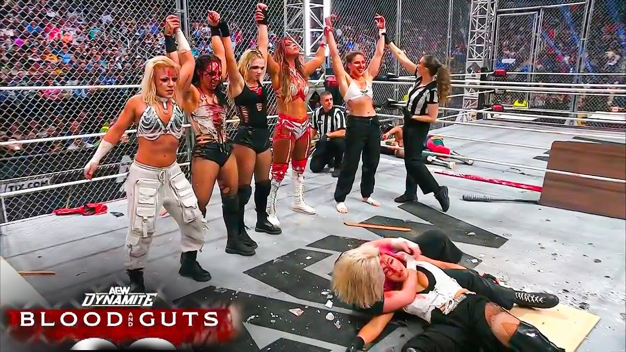 ЖЕНСКАЯ КРОВЬ И КИШКИ СТАНОВЯТСЯ БРУТАЛЬНЫМИ! Шокирующее решение Тони Шторм на AEW DYNAMITE!