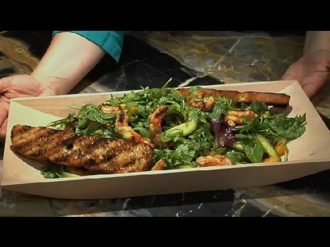 Spicy Garlic Lime Grilled Shrimp Salad Grilled Shrimp Recipes-11-08-2015