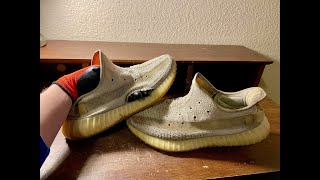Cleaning a Destroyed $300 Pair of Yeezy 350's
