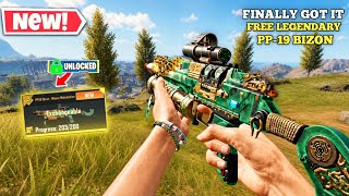 *NEW* FINALLY I UNLOCK FREE LEGENDARY PP19 BIZON 😳🔥 | BEST PP19 GUNSMITH CODM