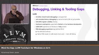 2025 US LLVM Developers Meeting: Mind the Gap: Key Missing Features in the LLVM Toolchain on Windows