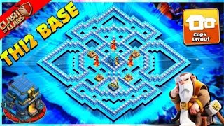 New clan base Town Hall 12❤️❤️❤️ please help me subscribe if you like this video.