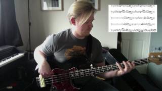 Video thumbnail of "Lucy Pearl Trippin' Bass Playthrough/Lesson w/transcription"