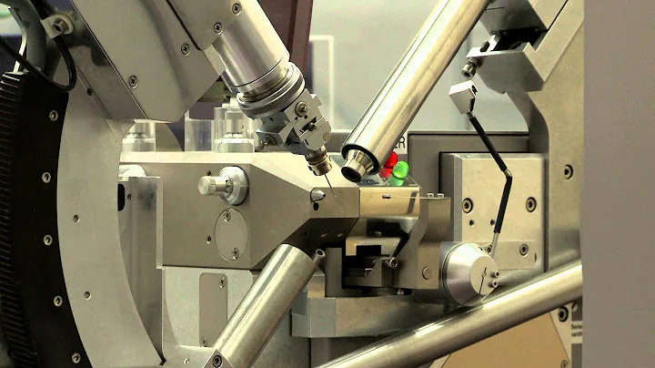 David shooting X-rays at a protein crystal