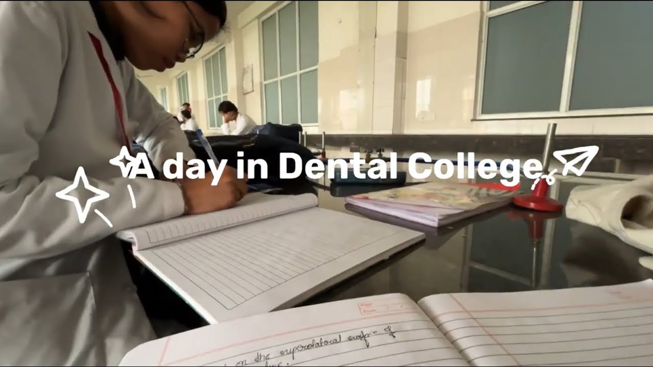 |A DAY IN A LIFE OF DENTAL STUDENT|😍
