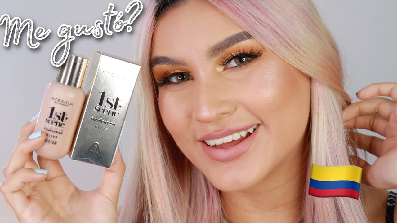 RESEÑA BASE ATENEA 1ST SCENE !! + MAQUILLAJE DE OJOS FACIL - Manuela Giraldo