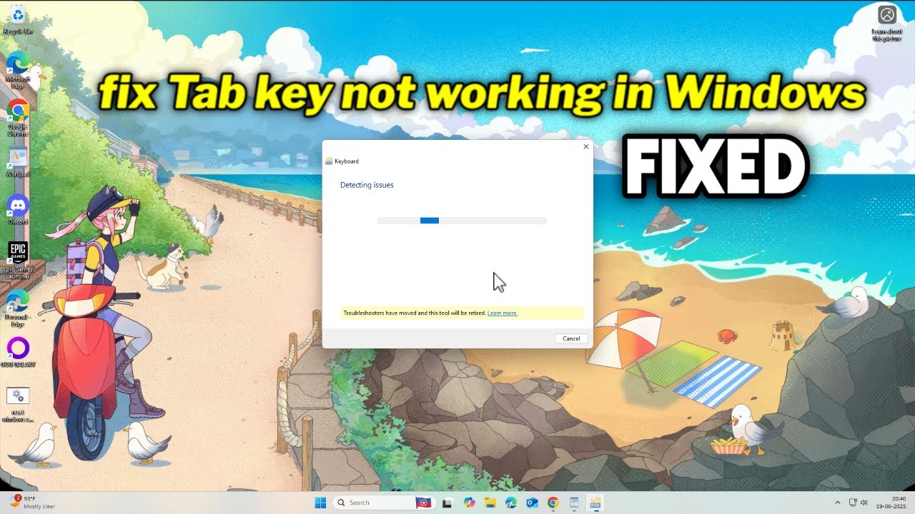 (FIXED) Tab key not working in Windows - YouTube