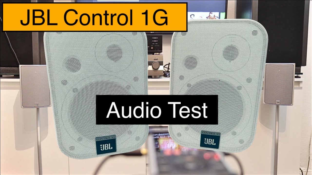 JBL Control 1G - Audio Test, Sound Demo - YouTube